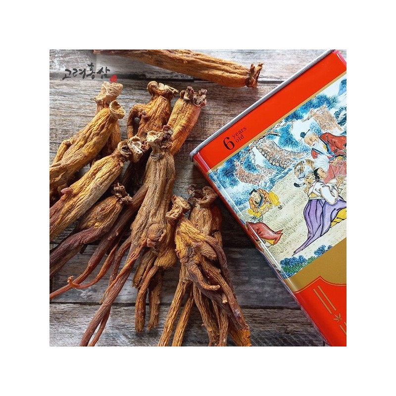 고려홍삼/6년근홍삼(캔)중편150g/홍삼/건삼/금산인삼 6년근고려홍삼/6년근홍삼/6년근건삼/홍삼/건삼 Korean Red Ginseng / 6-Year-Old Red Ginseng (Can)