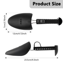 QUYLIXX 8 Pairs Plastic Shoe Stretcher Men, Adjustable Shoe Trees for Men, Portable Shoe Tree Shapers, Stretchers Holder