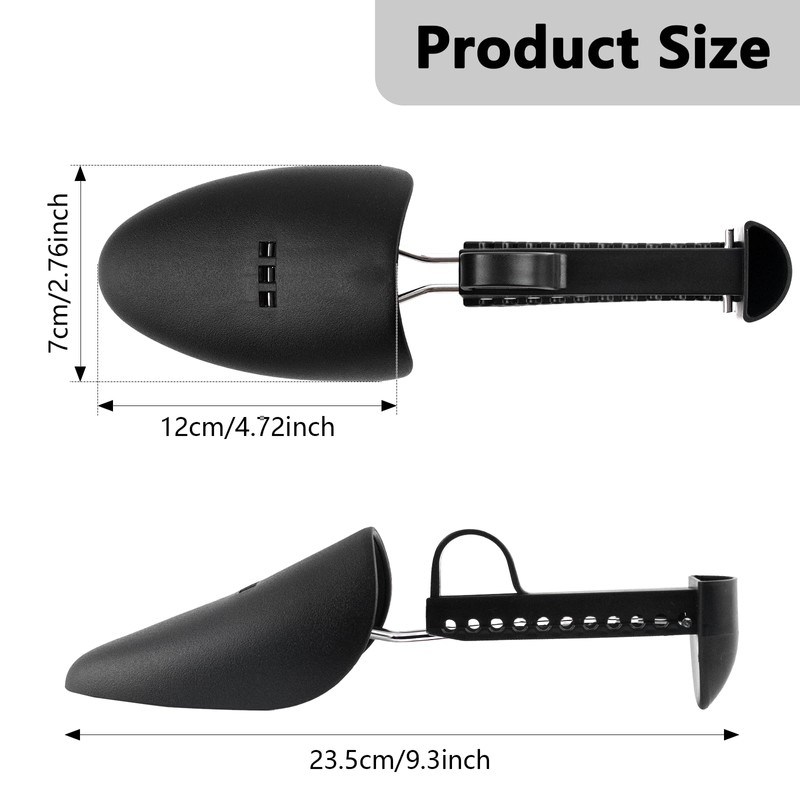QUYLIXX 8 Pairs Plastic Shoe Stretcher Men, Adjustable Shoe Trees