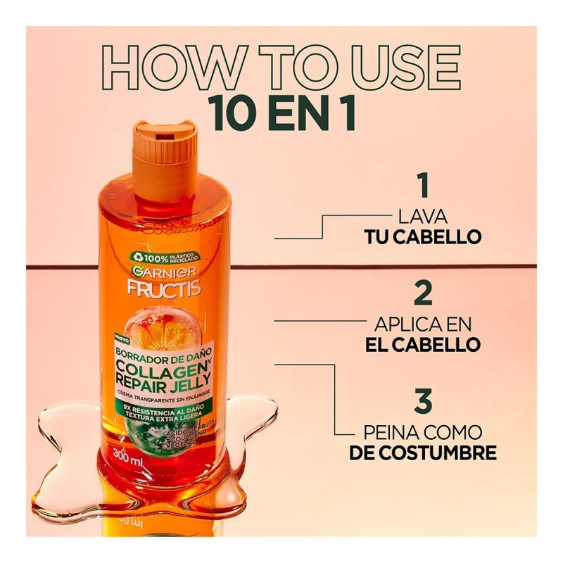  Garnier Crema En Gel Para Peinar Fructis Borrador De