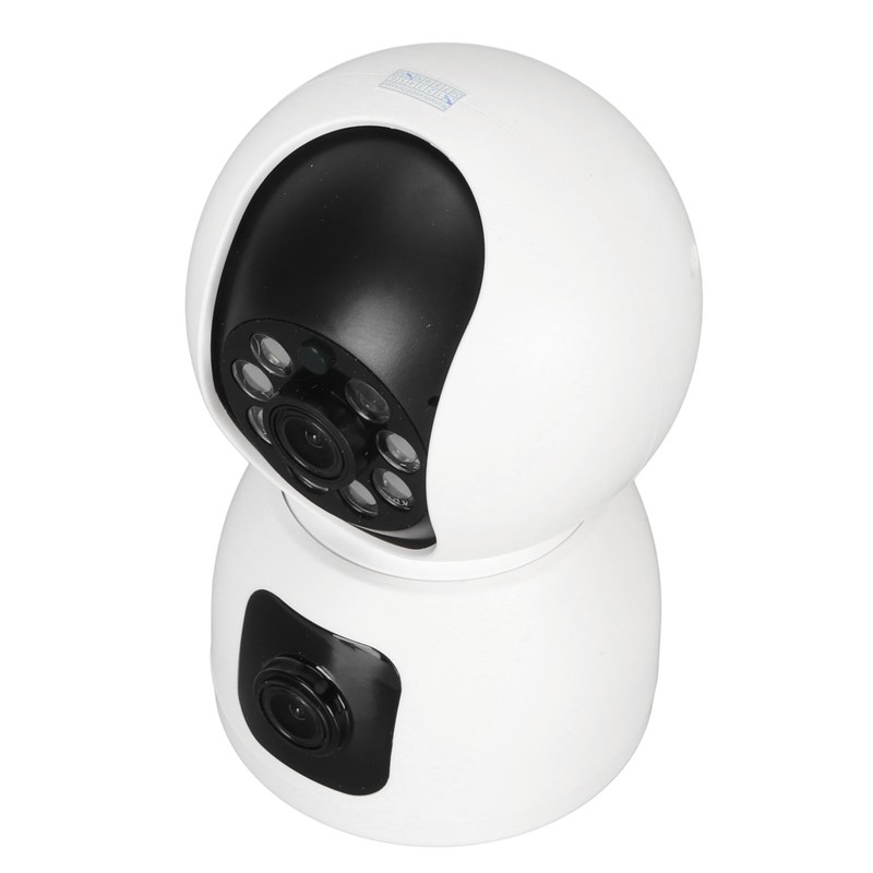 Indoor Camera Dual Lens 2K Full HD Night Vision Two