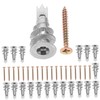 VILLFUL 20 Pack Drywall Anchors Hollow Wall Plugs Spiral Design