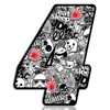 Racing Number № 4 Stickers Bomb Decal N 344