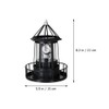 Cabilock Rotating Lighthouse Solar Light Outdoor Garden Beacon Lamp Water