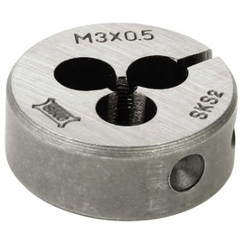SK11 Threaded Die 1.0 inch (25 mm) Diameter M3 x 0.5