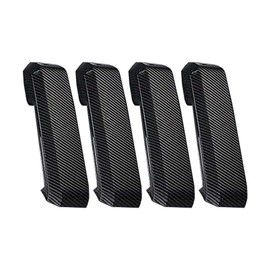 TOTMOX Inner Door Handle Cover Trims, Exterior ABS Molding Protector Carbon Fiber Cover Cap Compatible with Ford F150 2015-2020