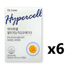 Dr. Lin Hypercell Altige Omega 3 1202mg / 닥터린 하이퍼셀 알티지 오메가3 1202mg X 30캡슐 6박스 송중기 하이퍼셀