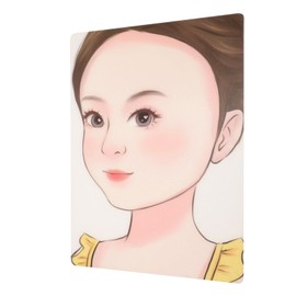 COHEALI Face Painting Practice Board: Face Colored Makeup Training Template Stage Makeup Painting Tool Makeup Painting Exercise Boards Girl for Stage&Home