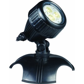 Alpine Corporation Set of 3 Warm White Outdoor LED Lights for Water Features and Garden