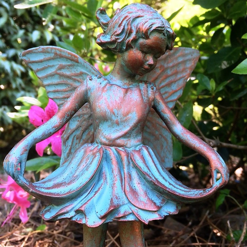 Homestyles Emily Fairy Figurine #96212 Garden Statue Bronze Patina
