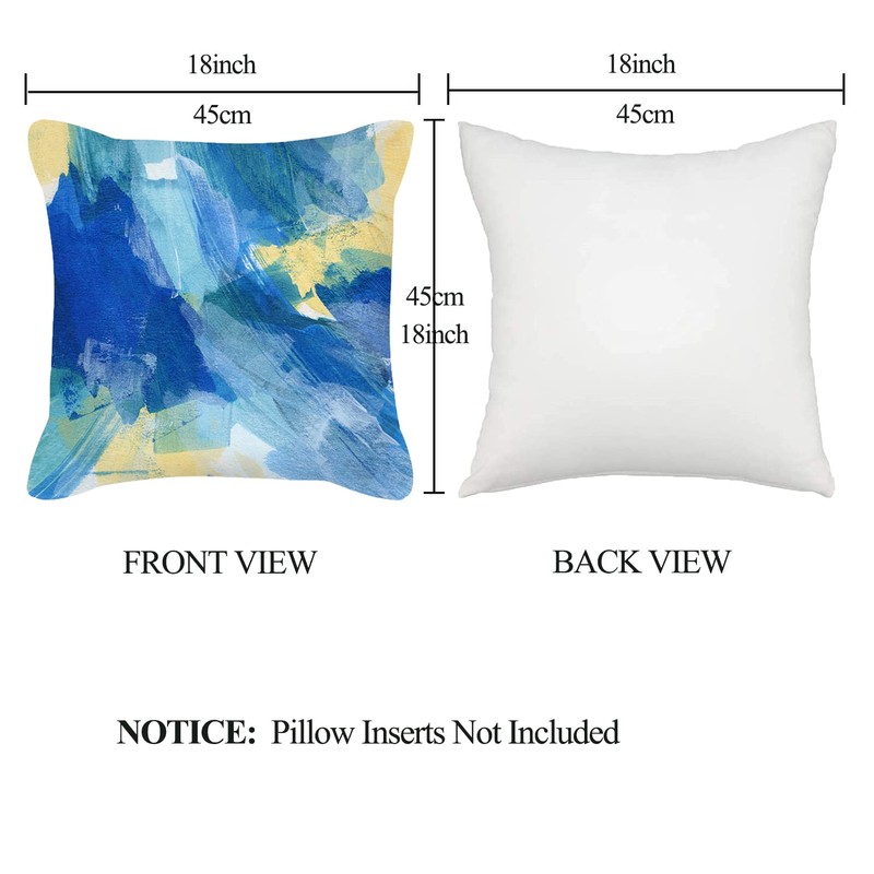 Home Decorative Throw Pillow Covers - Set of 4 Soft