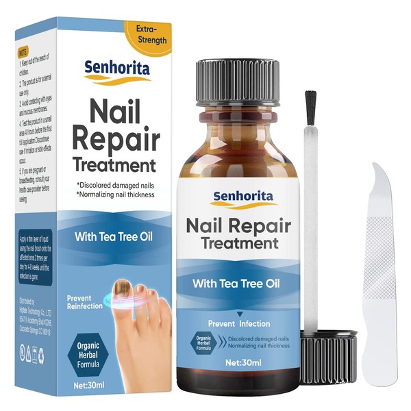 Toenail Fûngus Treatment, Extra Strength Nail Repair Liquid for Toenail and Fingernail, Nail Repair Solution for Thick Cracked Discolored Nails, Restore Healthy Nails