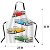BGBDEIA Vintage Car Apron Adjustable Neck Bib Apron for Men