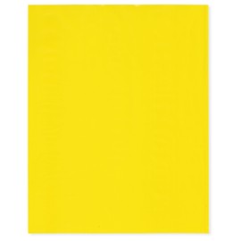 Plymor 8" x 10" (Pack of 200), Yellow 2 Mil Flat Open Plastic Poly Bags