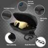 BLUPOND Sunglasses Case Semi Hard EVA Shell with Metal Hanging