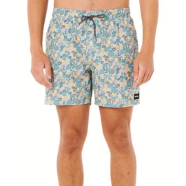 Rip Curl Men's Standard 16" Fun Times Volley Boardshorts, Swim Trunk with Pockets, Bluestone
