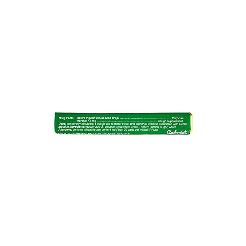 Honees Filled Menthol Cough Drops, Honey, Menthol & Eucalyptus Cough