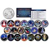 SPACE SHUTTLE PROGRAM MAJOR EVENTS Colorized FL Quarters U.S. 20-Coin
