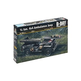 Italeri 510000326 – 1: 35 1/4 Ton 4x4 Ambulance Jeep