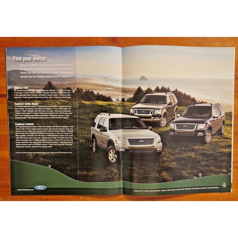 2007 FORD EXPLORER FACTORY SALES BROCHURE