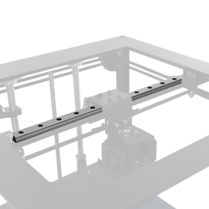200mm Linear Guide Rail with 2 Sliding Blocks MGN12H Bearing