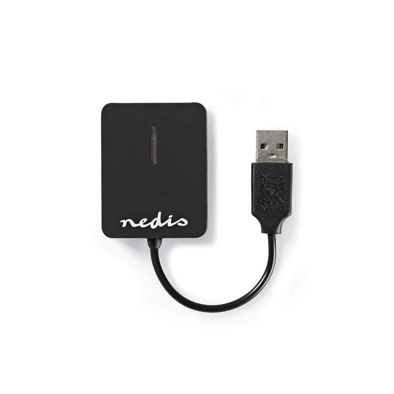 NEDIS CRDRU2300BK Card Reader | Multicard | USB 2.0