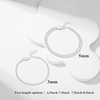Esrael 925 Sterling Silver Bracelet for Men, Mens Silver Bracelets