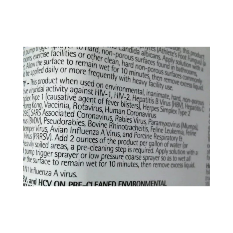Enviro Solutions Hospital grade Disinfectant 1/2 Gal Makes 32 Gallons