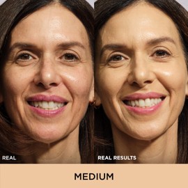 IT Cosmetics CC+ Cream (Medium) - Natural Full Coverage Foundation With SPF 50+, Color Corrector & Anti-Aging Hydrating Serum, Hyaluronic Acid + Peptides, Lightweight - 1.08 fl oz