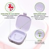 Encase Dental Retainer Case with Dental Bath – Dual Purpose