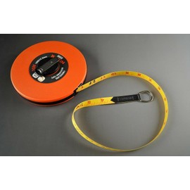 AARACHI WOKIN 30m*12.5mm Long Fiberglass Measuring Tape, Gauge Measure Ruler Tools for DIY or Building Requirements Surveyors and Engineers Site use Measurements with Metric and Inch Blade
