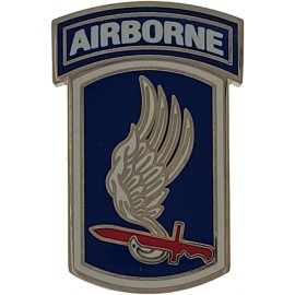 US ARMY 173RD Airborne Brigade Identification Pocket Badge ASU Insignia Pin 1.75