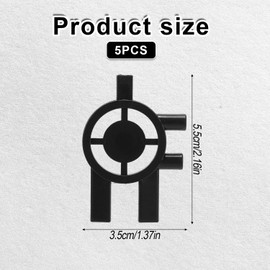 5pcs Paper Towel Dispenser Keys for Cintas & Sanis, 3-in-1 Toilet Paper Holder Key Replacement for Commercial Business Home Office School Maintenance