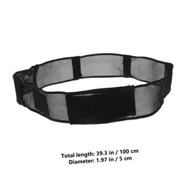 Gatuida 1pc Breathable For Women Drainage Waist Girdle Abdominal Pd Tool Pipeline Fixed Tube Polyester Black