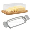 Butter Dish with Lid and Slicer Set for Standard Butter