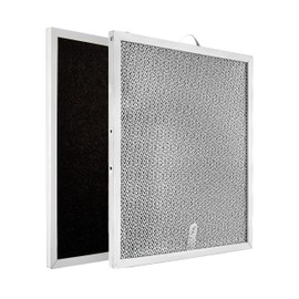 99010317 Charcoal Filter, For Broan Range Hood（11.81X 11.33X 0.4 in）- 2 Pack