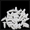 Hihaha 30Pcs White Plastic Rivets Splash Guard Fastener Push Type