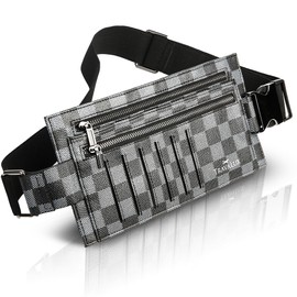 Luxury Travel Wallet – Hidden Money Belt, RFID-Blocking, Anti-Theft Passport Holder for Men & Women (Black)