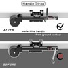 TOWKING 6-inch Dual Wheels Trailer Jack, 13" Vertical Movement, 1500