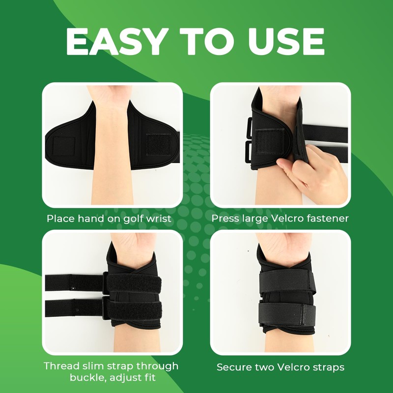 PICKLETECH Golf Wrist Training Aid with Wrist Fixed Bar, Arm