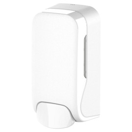 HyPaFol Soap Dispenser 1000 ml - Refillable, Matt White, Wall Mounted, Hygiene Dispenser for Liquid Soap with Level Indicator & Key System