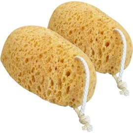 VALICLUD 2 piezas Esponja Exfoliante de Baño con Diseño de Colmena