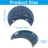 2 Pack 4 x 3.2 Inch Moon Trinket Tray, Ceramic