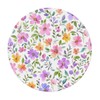 Yesad - Mantel ajustable redondo de flores de primavera con