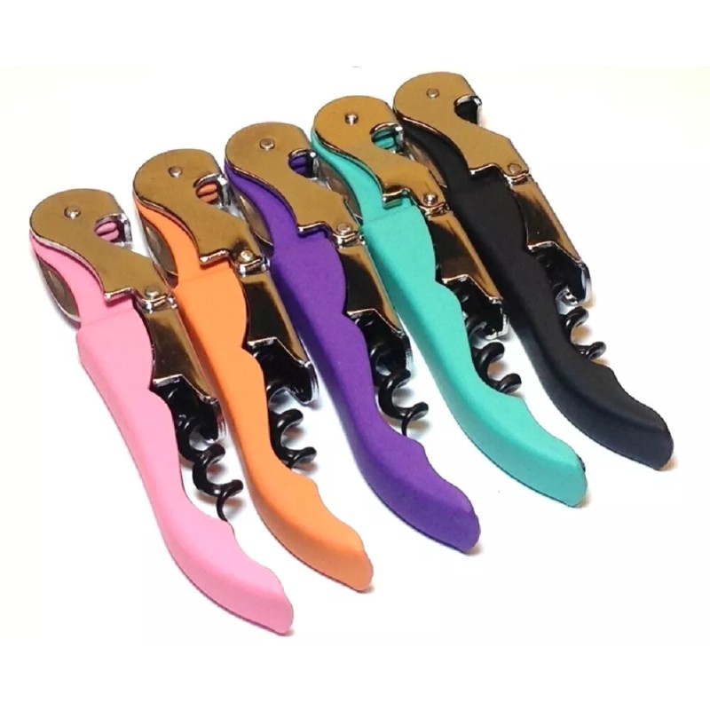 TIPSY Wine Accessories Soft Velvet Touch Waiters Double Hinge Corkscrew