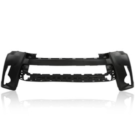 GRAND ORANGE Front Bumper Cover Compatible with 2017 2018 2019 Toyota Highlander Black Bumper Covers 521190E350160 TO1000427 191275375105 521190E937