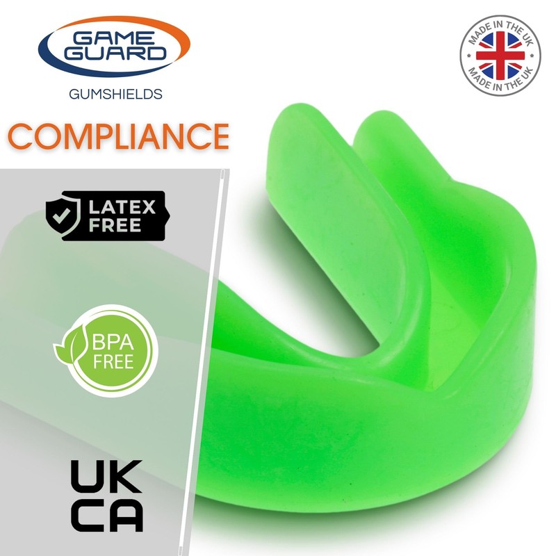 GAME GUARD – 10 x Boil & Bite Mouth Guards/Gum
