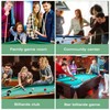 Zelphvt Black Billiards 9 Ball Pool Table Triangle Rack 9-Ball