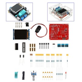 Transistor Tester Component Tester, Meter Tester Diode Capacitor ESR Voltage Frequency Meter Square Wave Signal Generator