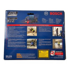 BOSCH GCL 2-55 VisiMax Red Self Leveling Cross-Line Laser Level 40ft/12m NEW